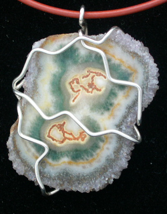 AMETHYST SLICED PENDANT