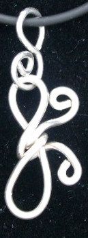 LETTER "J" PENDANT
