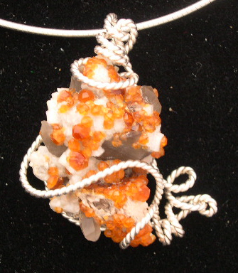 ORANGE GARNET PENDANT