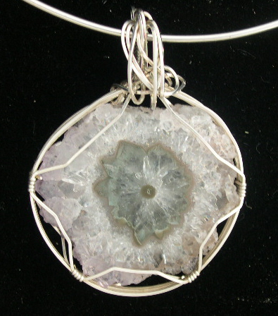 AMETHYST SLICED PENDANT