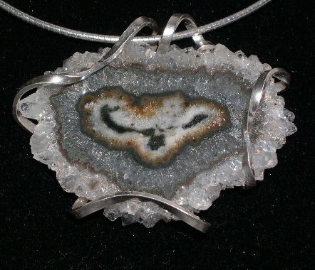 AMETHYST SLICED PENDANT