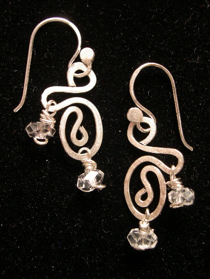WHIMSICAL CRYSTAL QUARTZ EARRINGS
