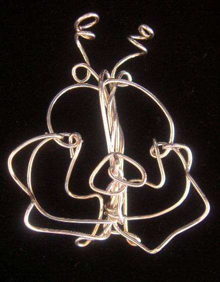 ABSTRACT "BUTTERFLY" PENDANT