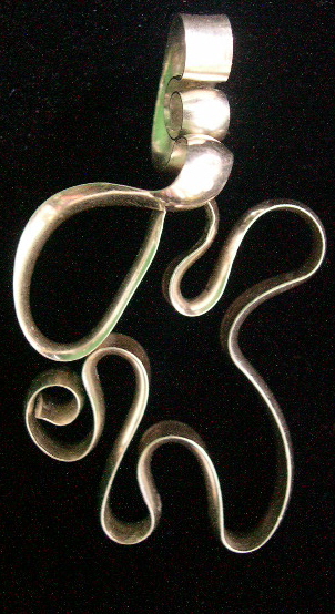 ABSTRACT ANGEL PENDANT