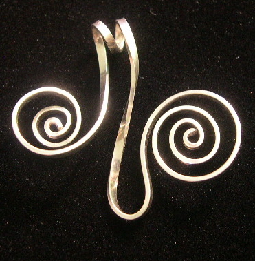 SWIRL DESIGNED PENDANT "BETTER TO SEE YOU WITH"