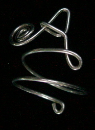 LETTER A RING/TOE RING