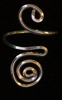 SWIRL TOE RING