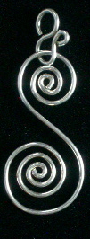 LETTER "S" PENDANT