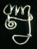 LETTER "T" PENDANT