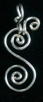 LETTER "S" PENDANT