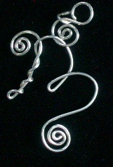 LETTER "M" PENDANT