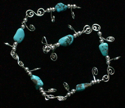 TURQUOISE ANKLET