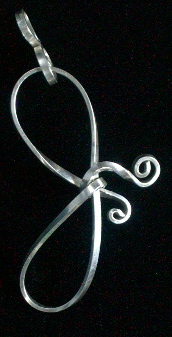 LETTER "J" PENDANT