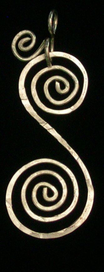 LETTER "S" PENDANT