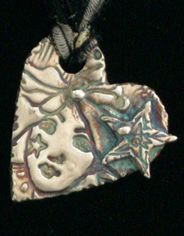"THE FAIRY GODMOTHER" HEART PENDANT