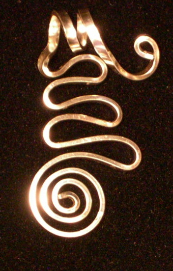WAVE & SWIRL DESIGNED PENDANT