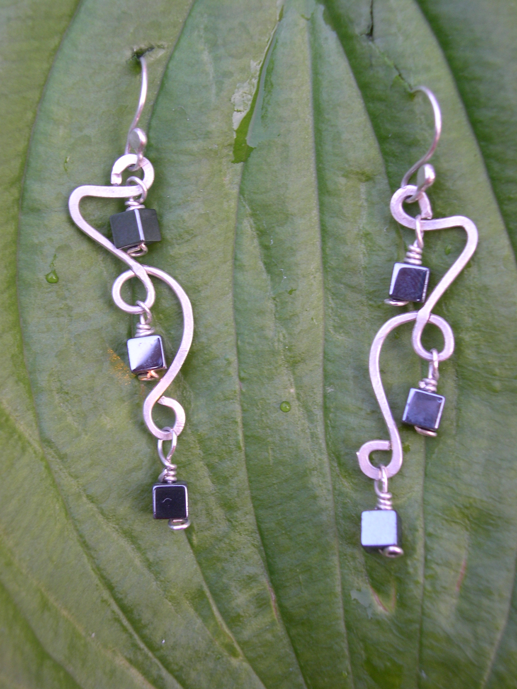 HEMATITE WHIMSICAL EARRINGS