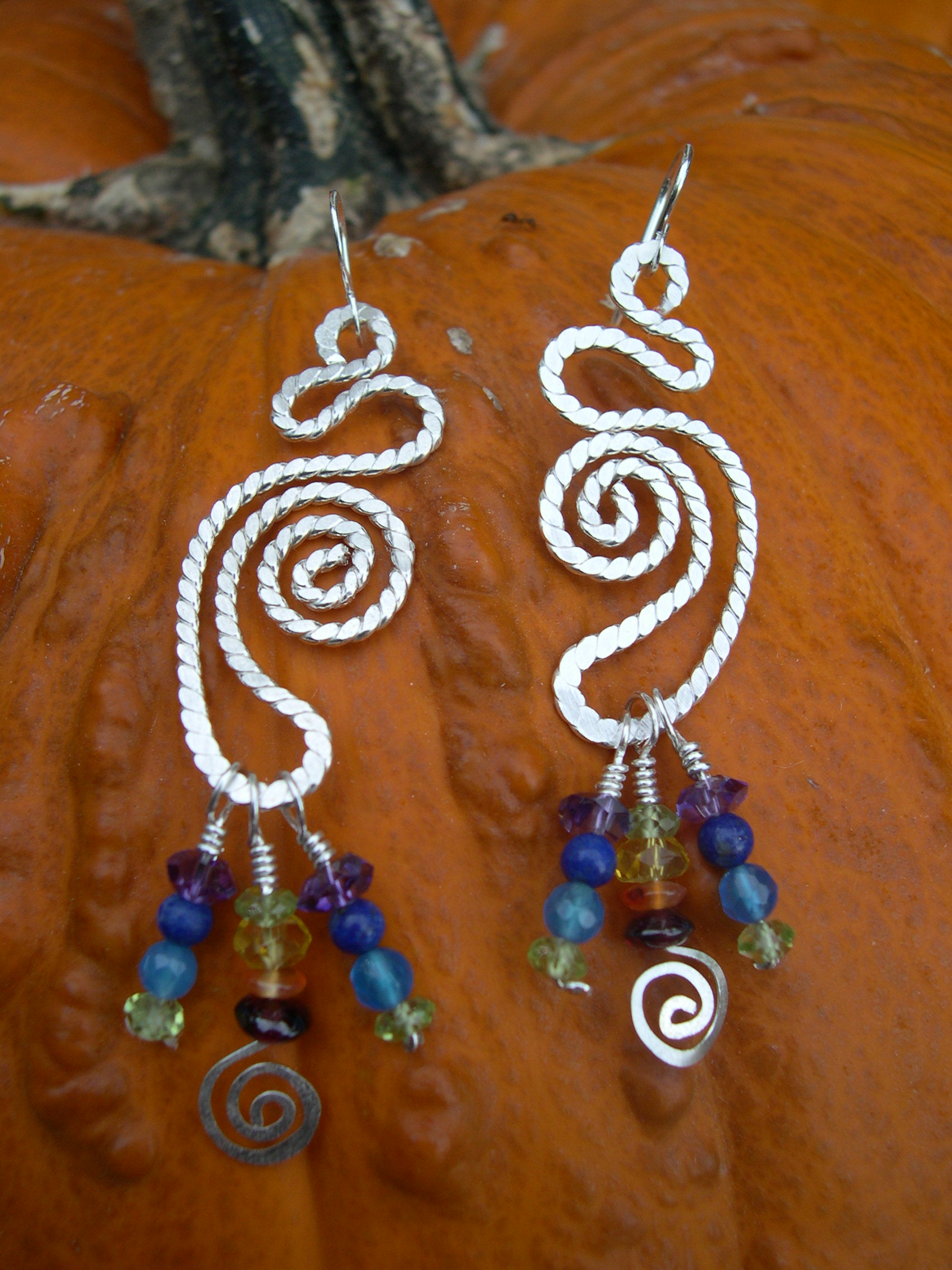 "INTO THY WOMB ANGELS EYE" EARRINGS