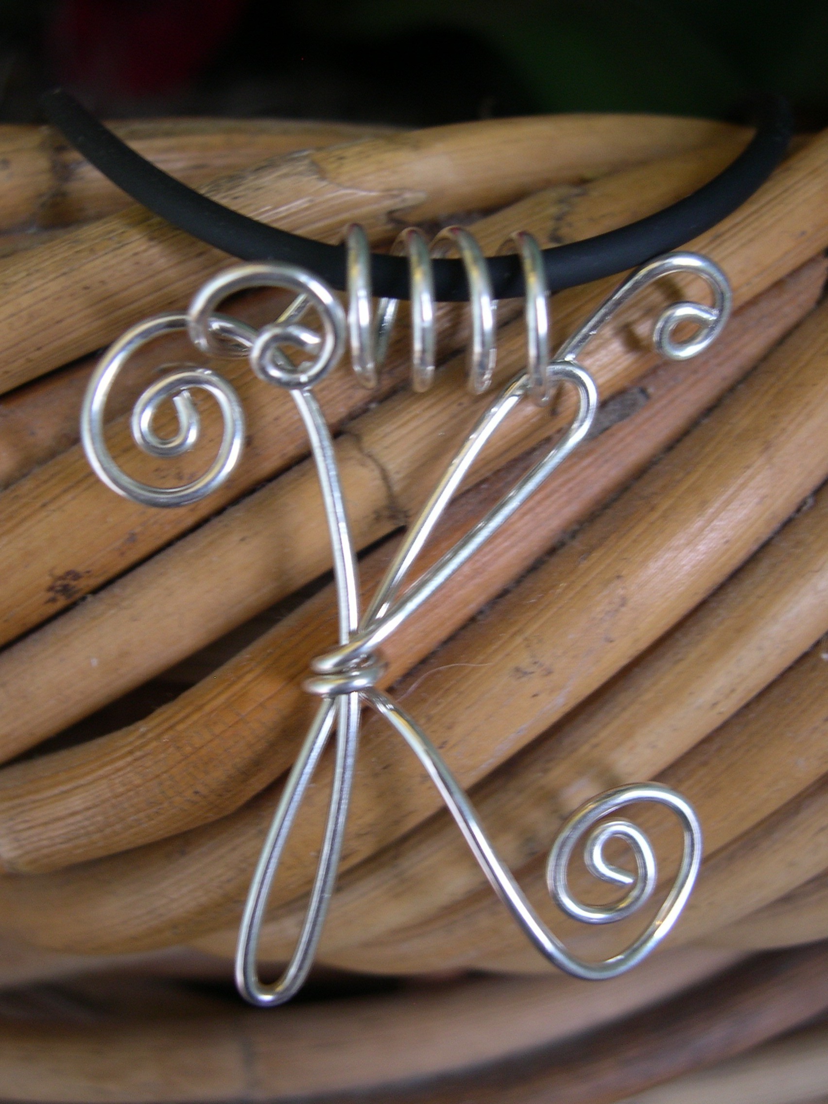 INSIGNIA LETTER "K" PENDANT