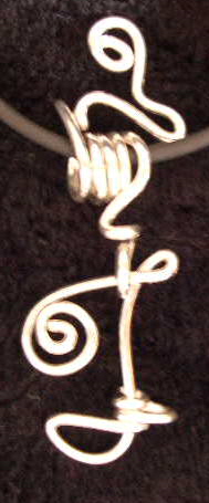 LETTER "T" PENDANT